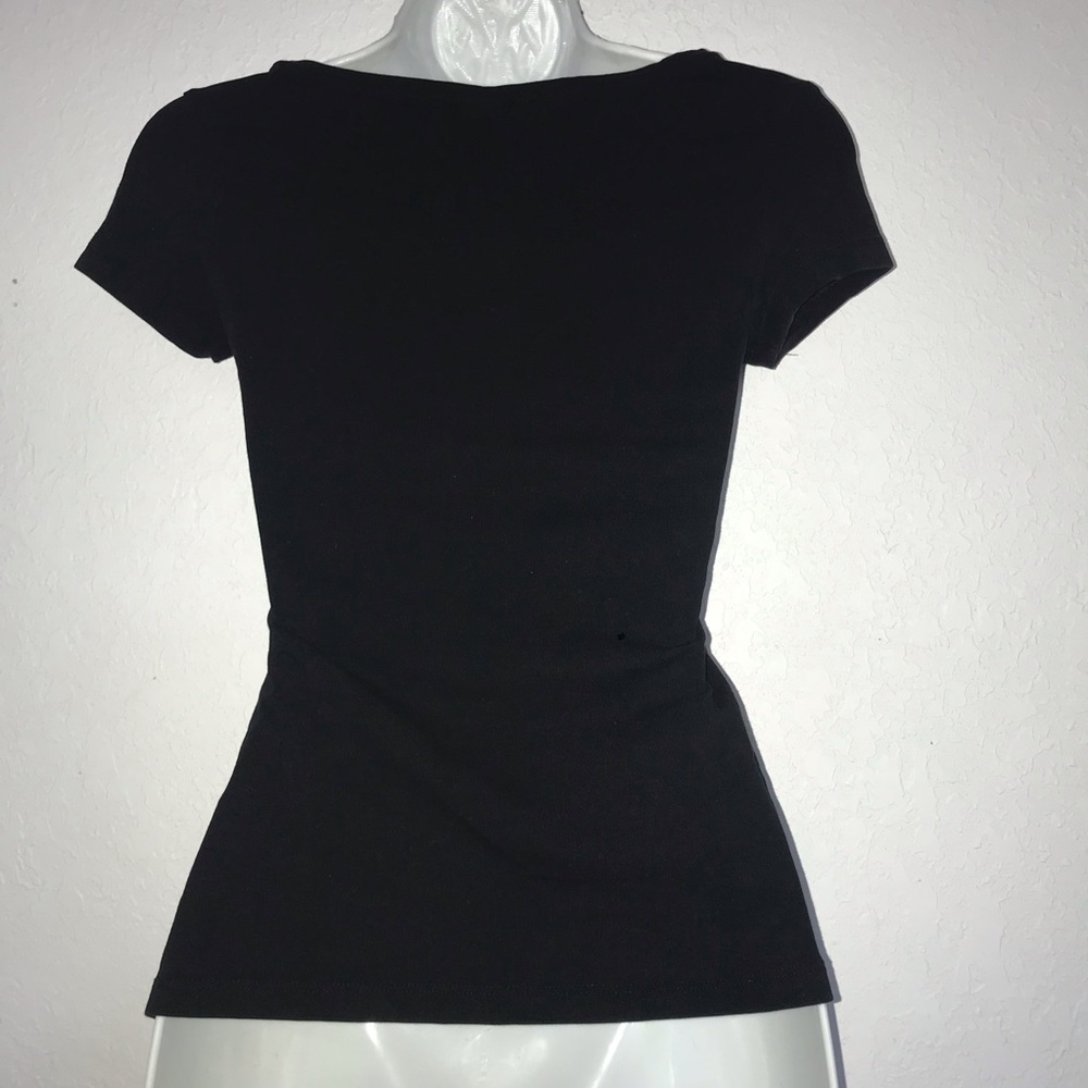 2 H&M Scoop Neck Cap Sleeve Fitted T Shirt Tops XS* - Picture 5 of 5